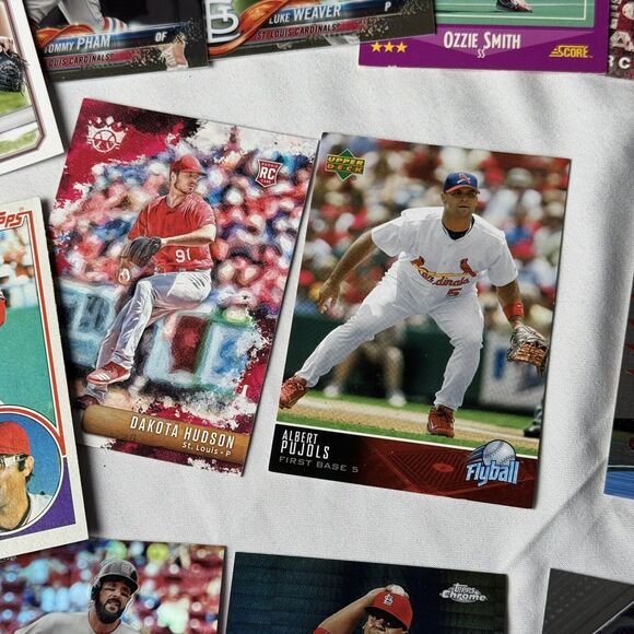 St. Louis Cardinals 40 Card Lot NM HOF Chrome Refractors 2021 Molina O’Neill RC - Picture 12 of 12